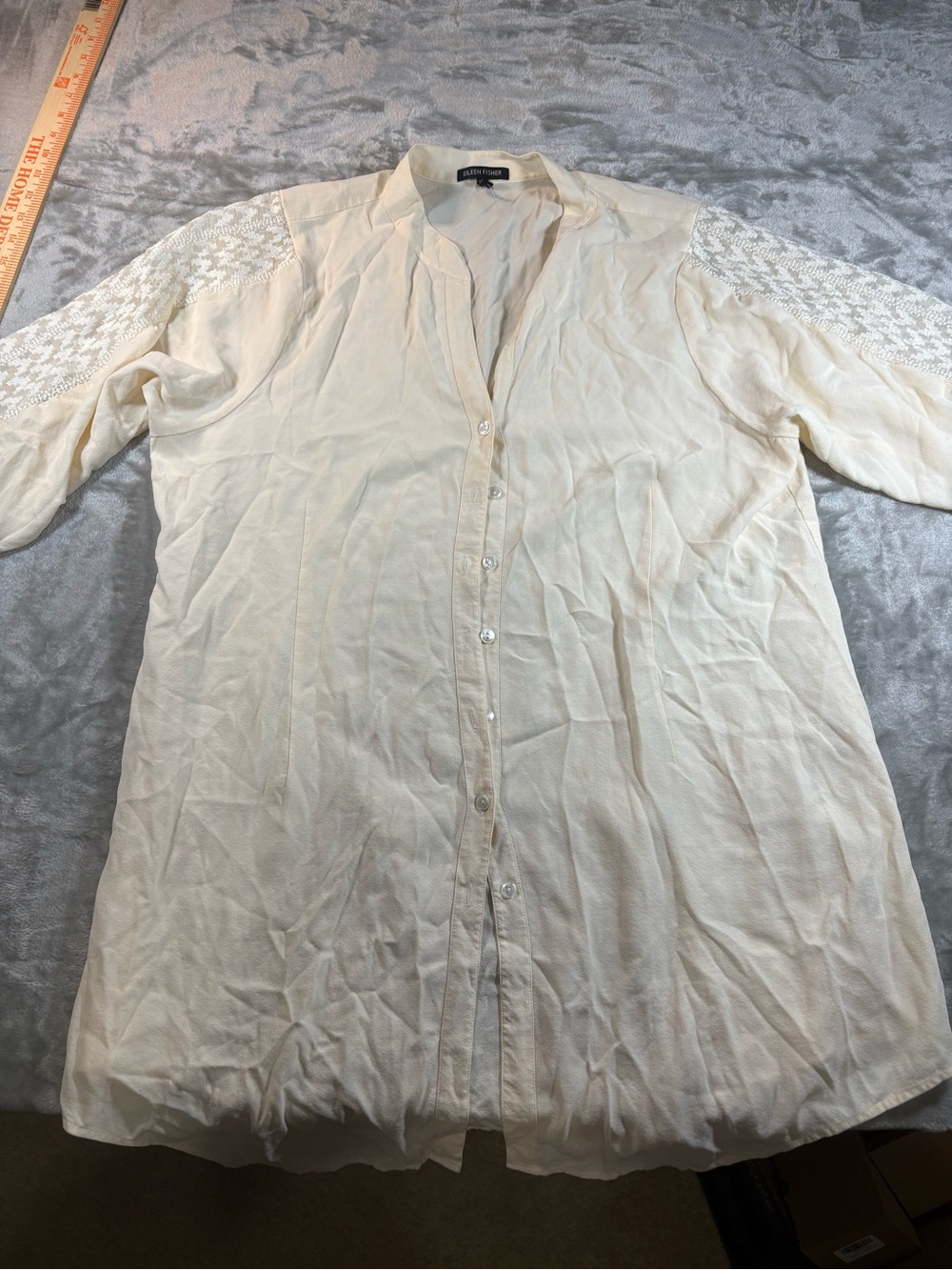 Eileen Fisher 100% Silk Tunic Dress Size XL NWOT